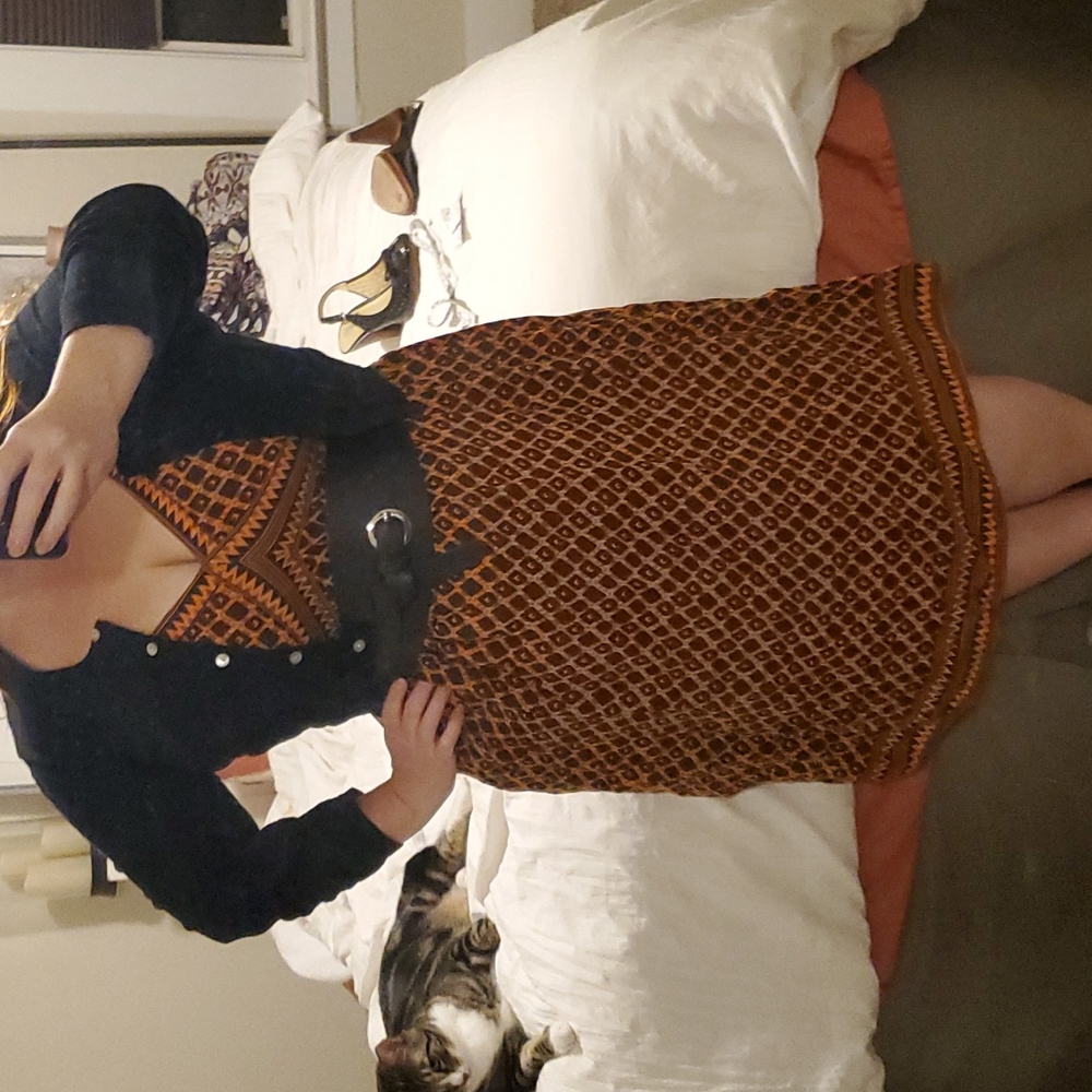 Black & Orange sundress